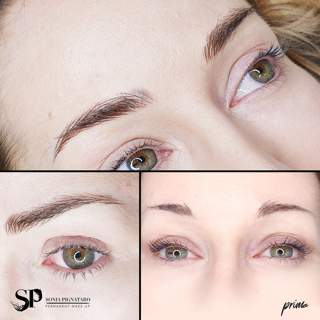 Come ho disegnato questo sopracciglio colpito da parziale alopecia con la dermopigmentazione a Roma